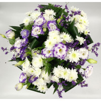 Bouquet White and Purple 